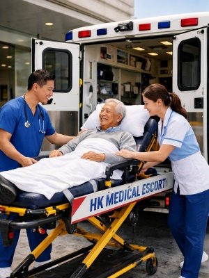 hong kong cross border ambulance medical escort team