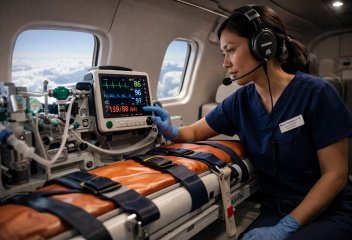 專業航空醫療護送服務 - 亞太專科醫療中心 (APHS) 醫療專機與航空擔架護送